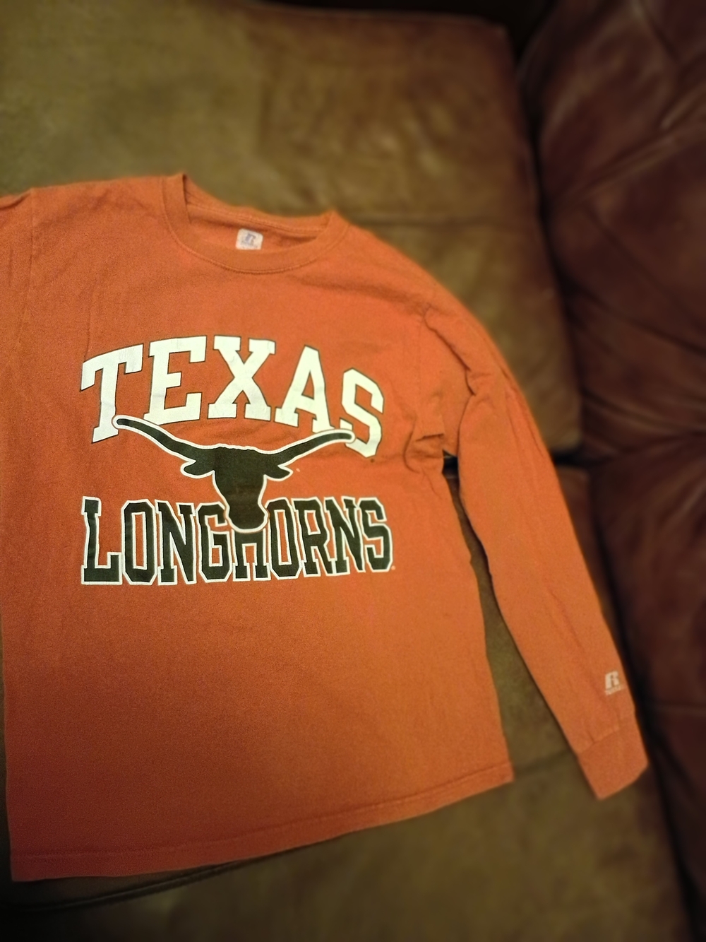 Texas Longhorns Kids' Orange Long Sleeve Tee